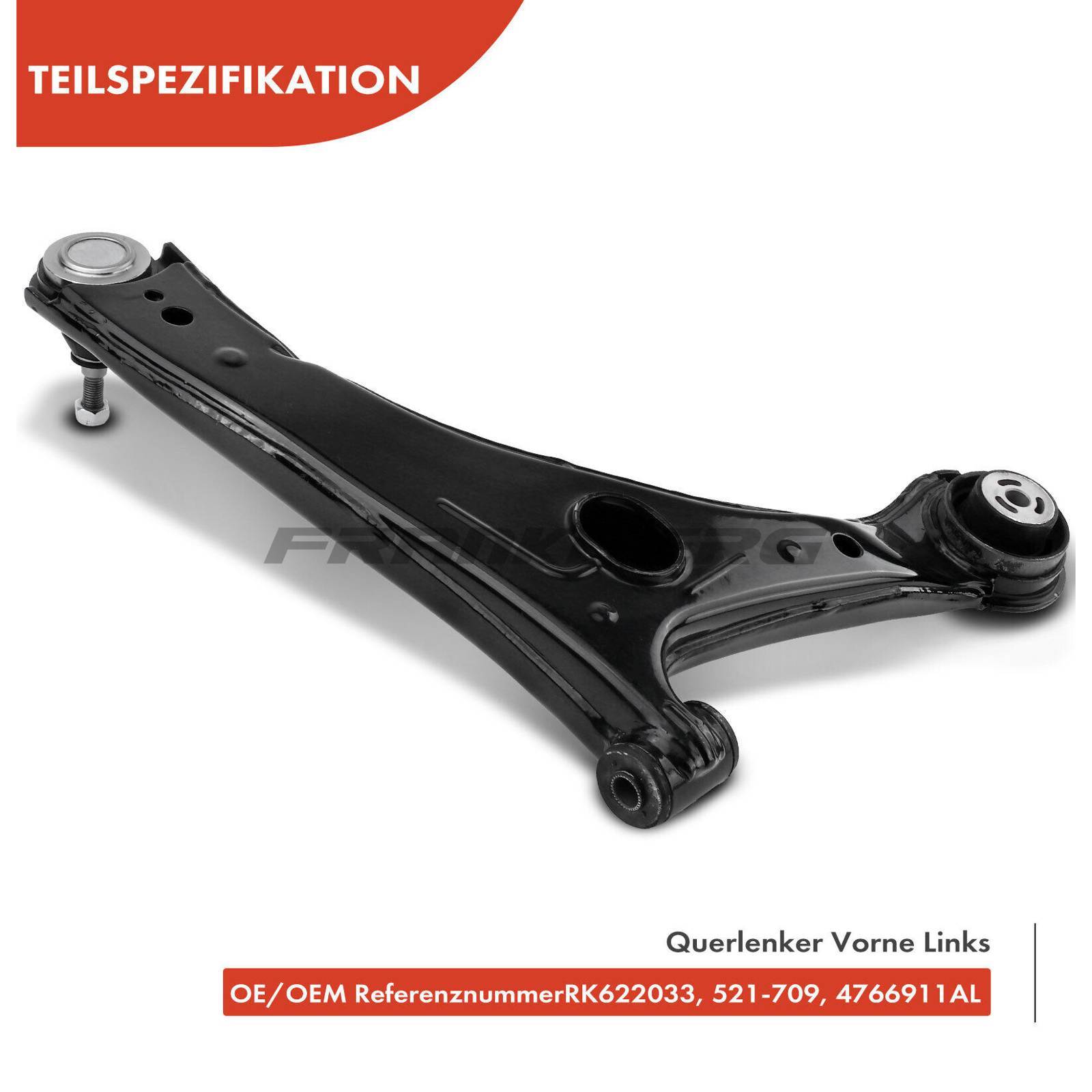 Control/Trailing Arm, wheel suspension