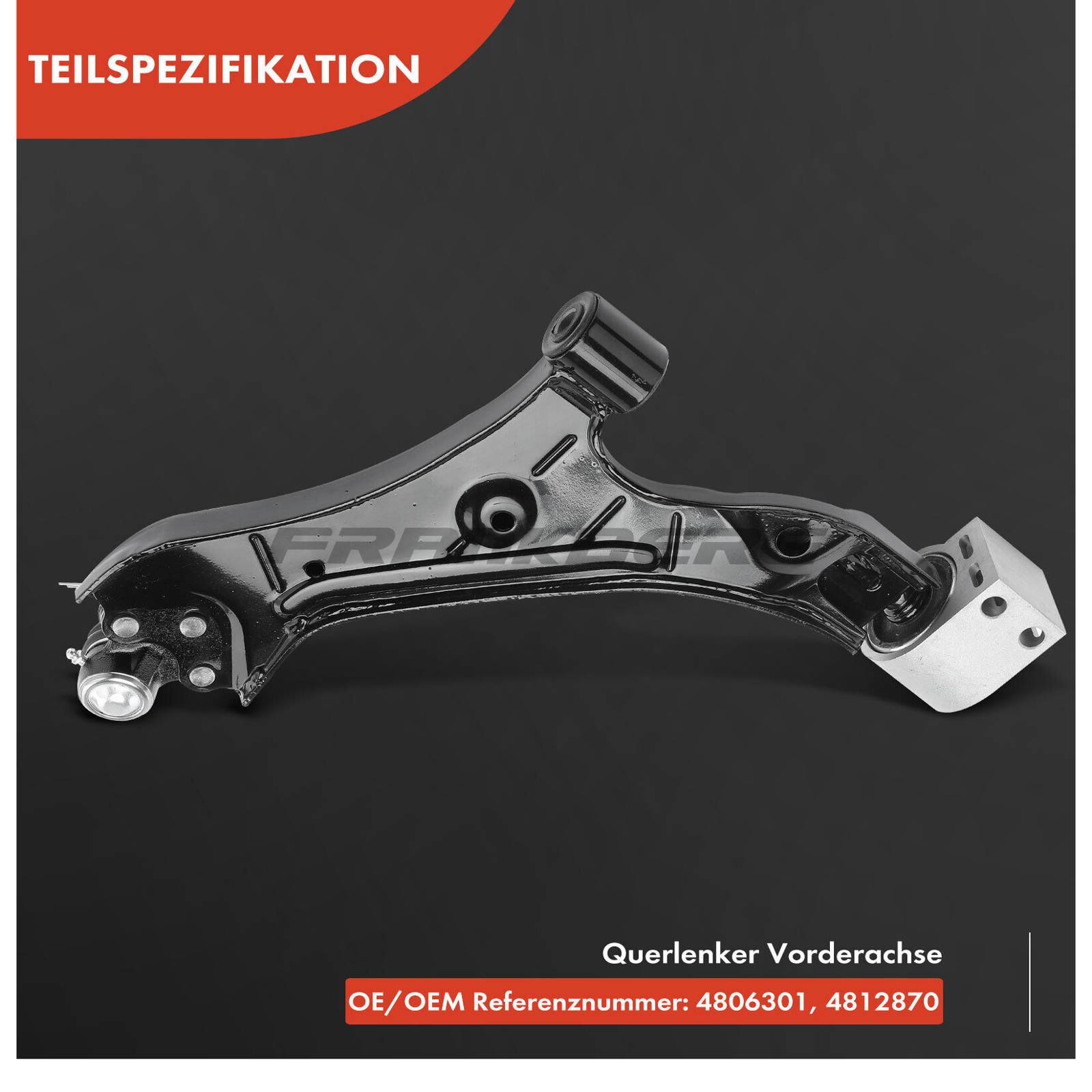 Control/Trailing Arm, wheel suspension