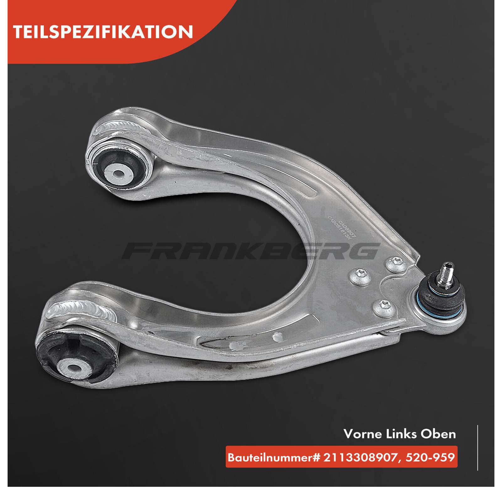 Control/Trailing Arm, wheel suspension