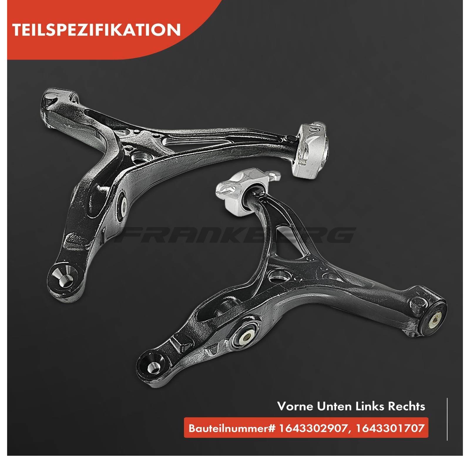 Control/Trailing Arm, wheel suspension