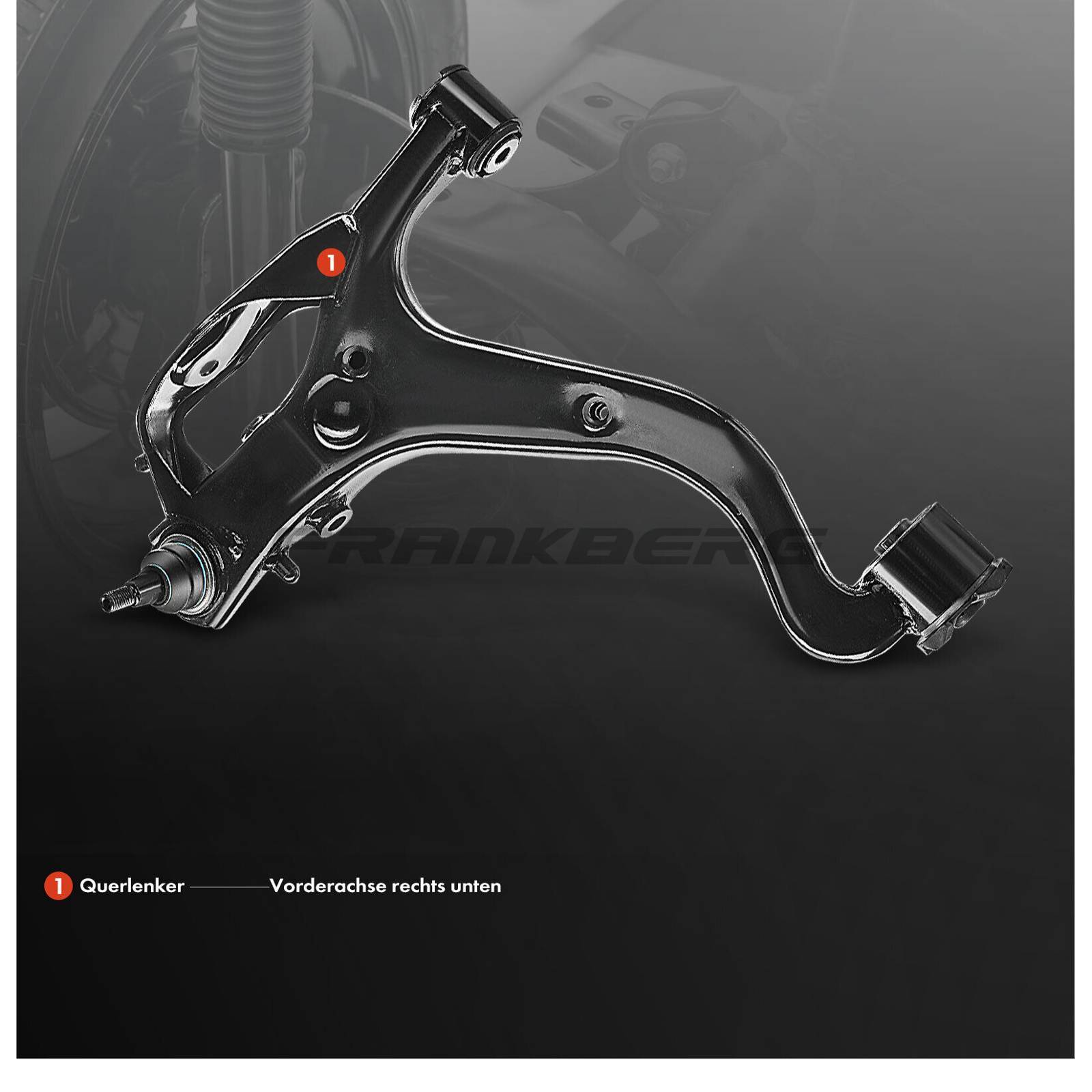Control/Trailing Arm, wheel suspension