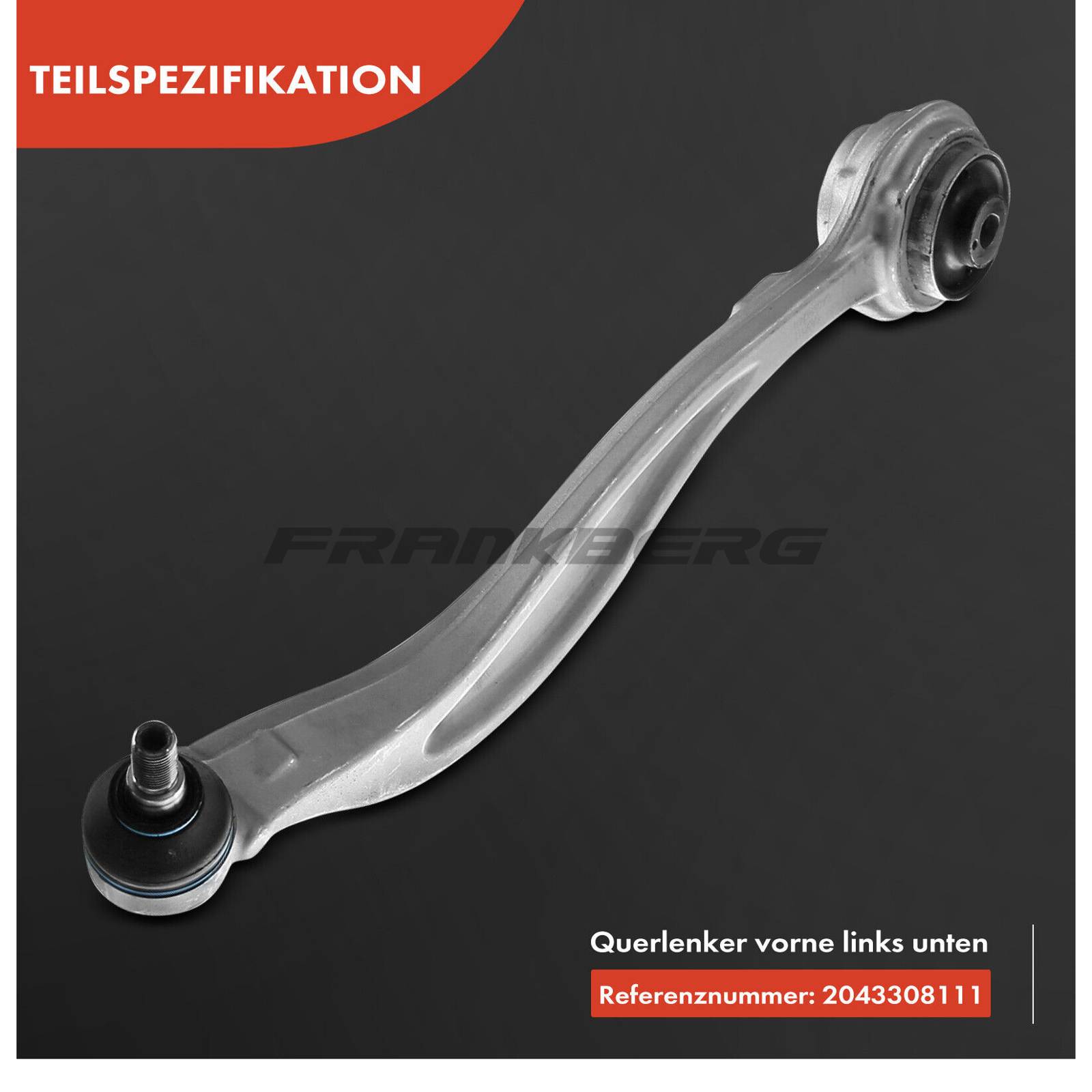 Control/Trailing Arm, wheel suspension