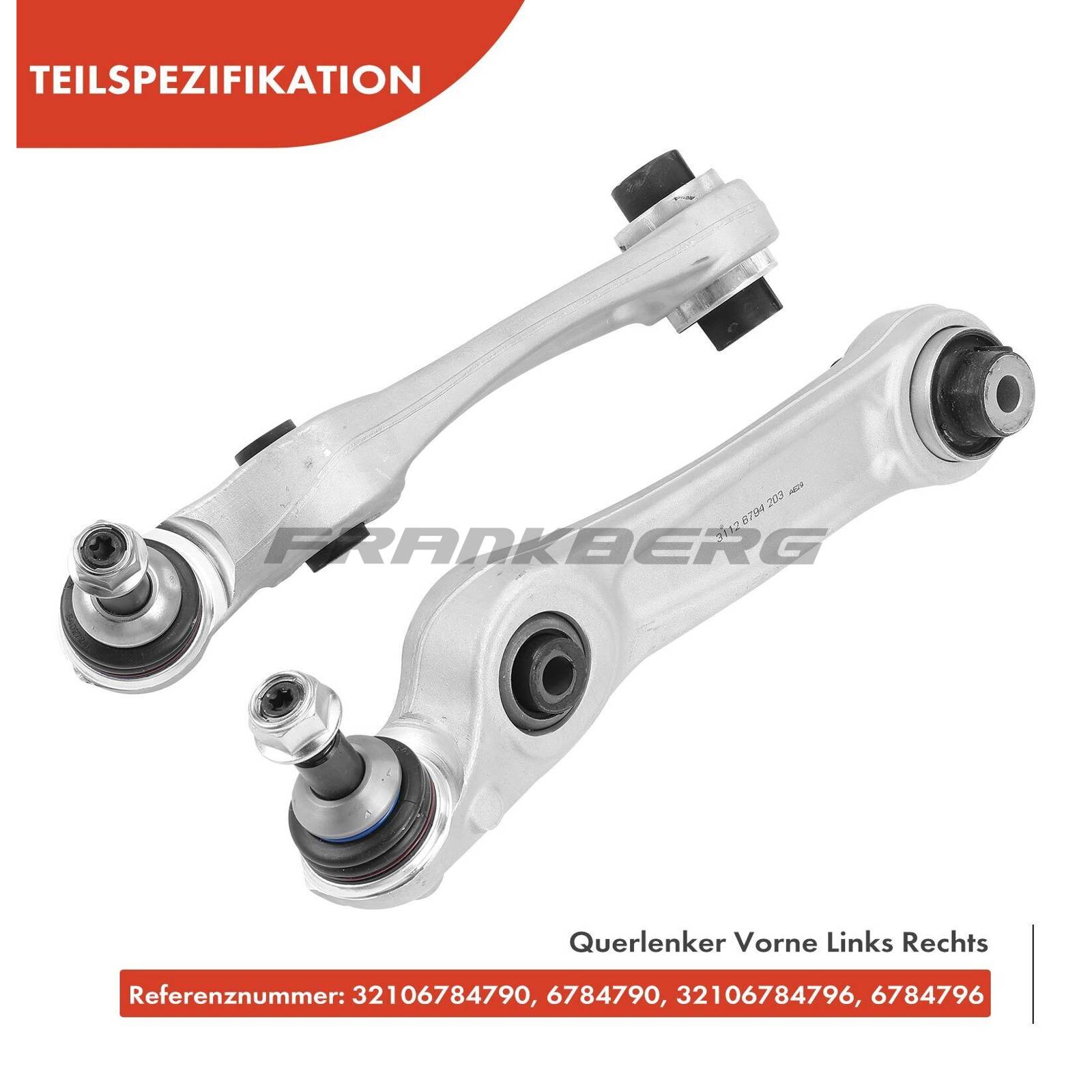Control/Trailing Arm, wheel suspension