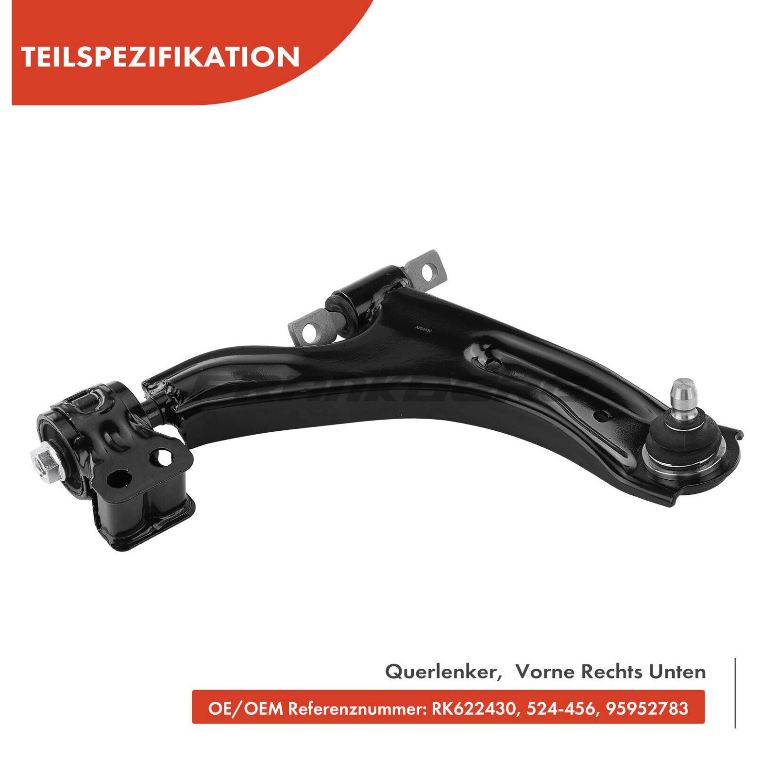 Control/Trailing Arm, wheel suspension