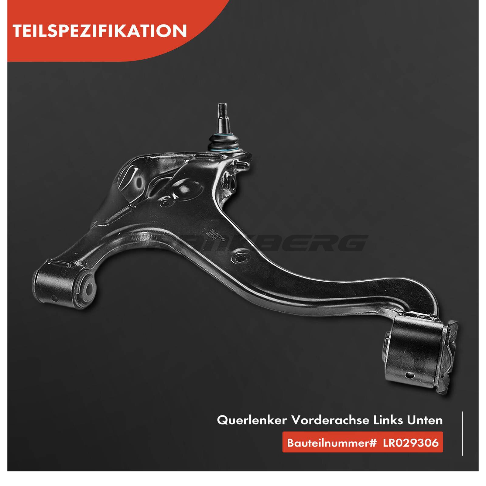 Control/Trailing Arm, wheel suspension