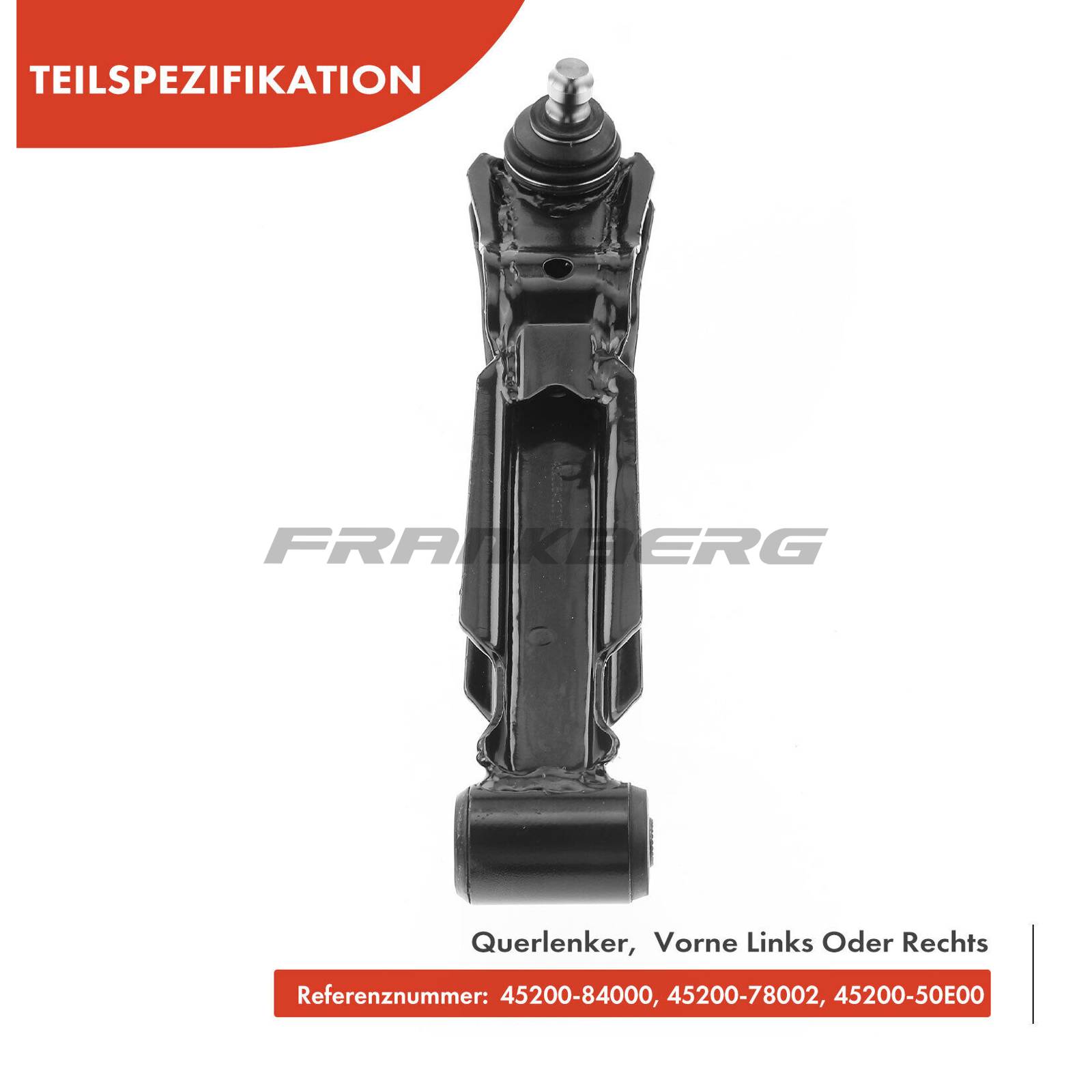 Control/Trailing Arm, wheel suspension