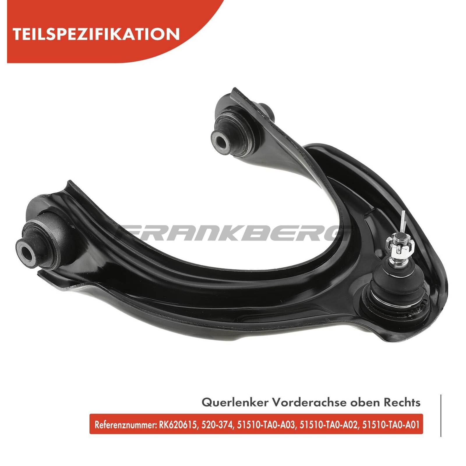 Control/Trailing Arm, wheel suspension
