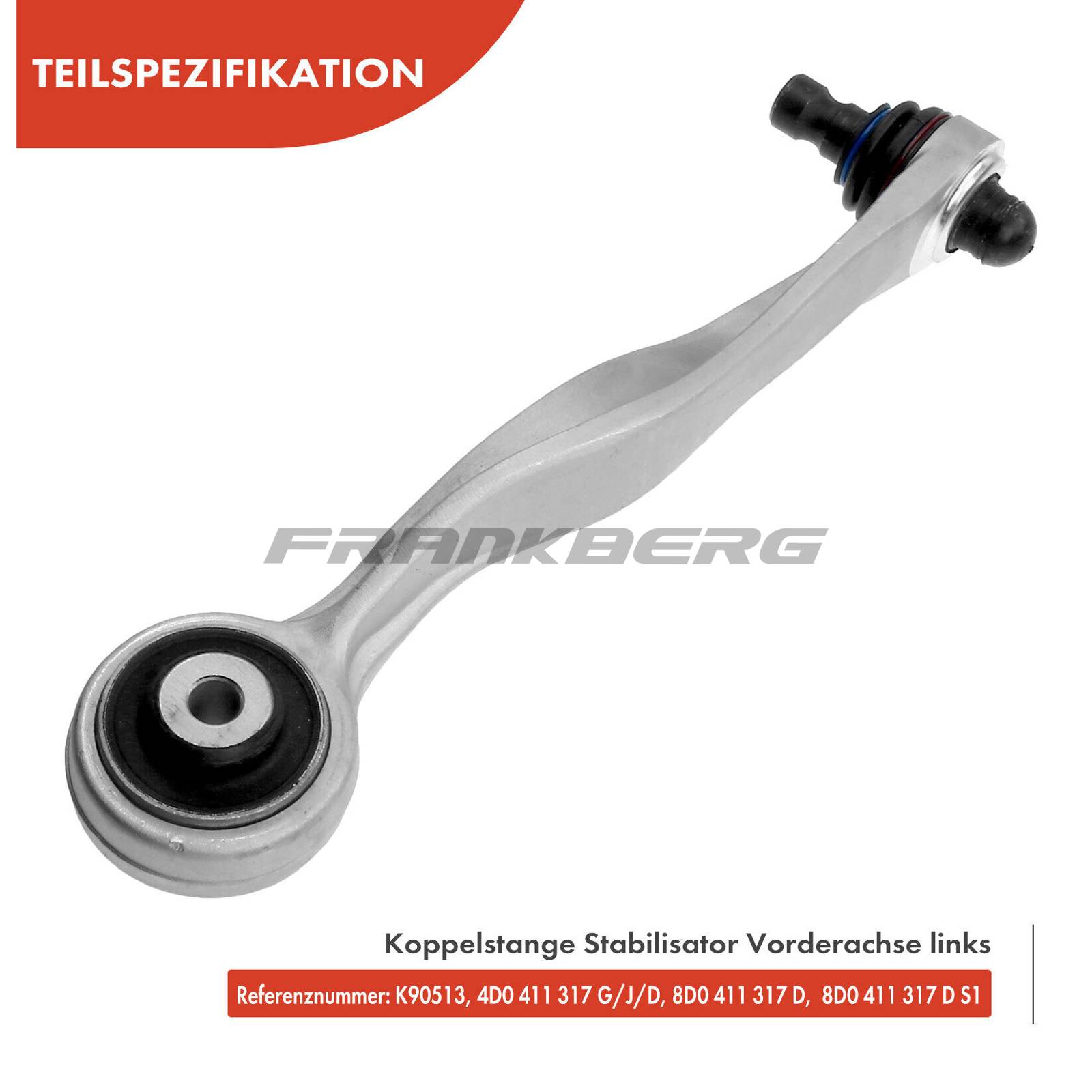 Control/Trailing Arm, wheel suspension