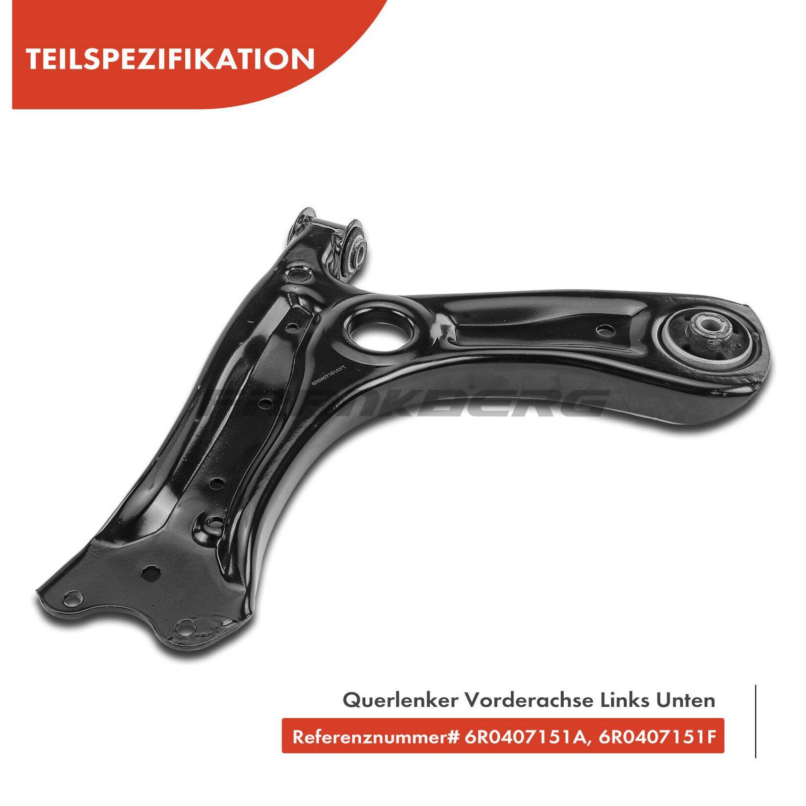 Control/Trailing Arm, wheel suspension