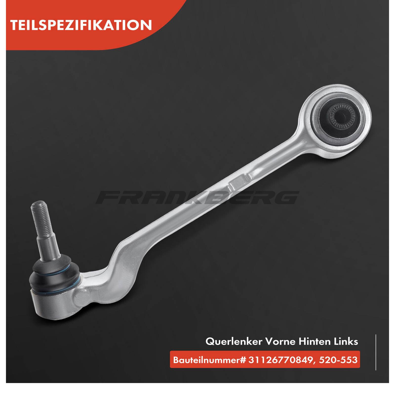 Control/Trailing Arm, wheel suspension