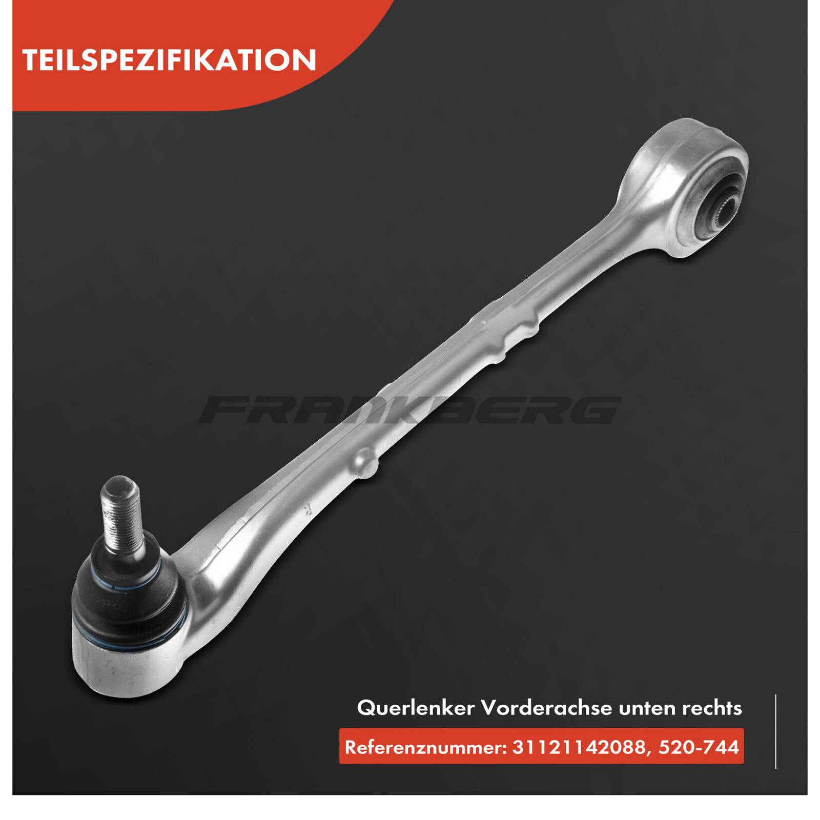 Control/Trailing Arm, wheel suspension