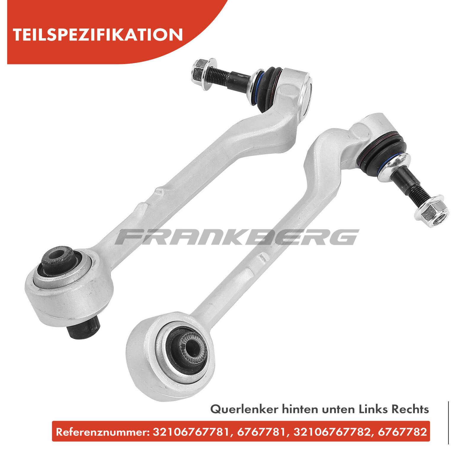 Control/Trailing Arm, wheel suspension