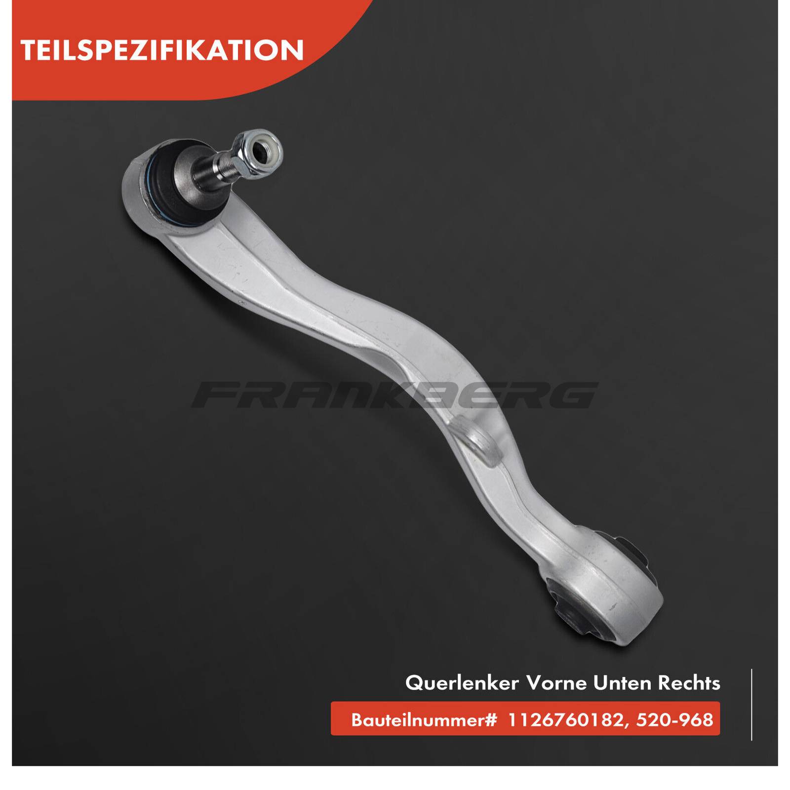 Control/Trailing Arm, wheel suspension