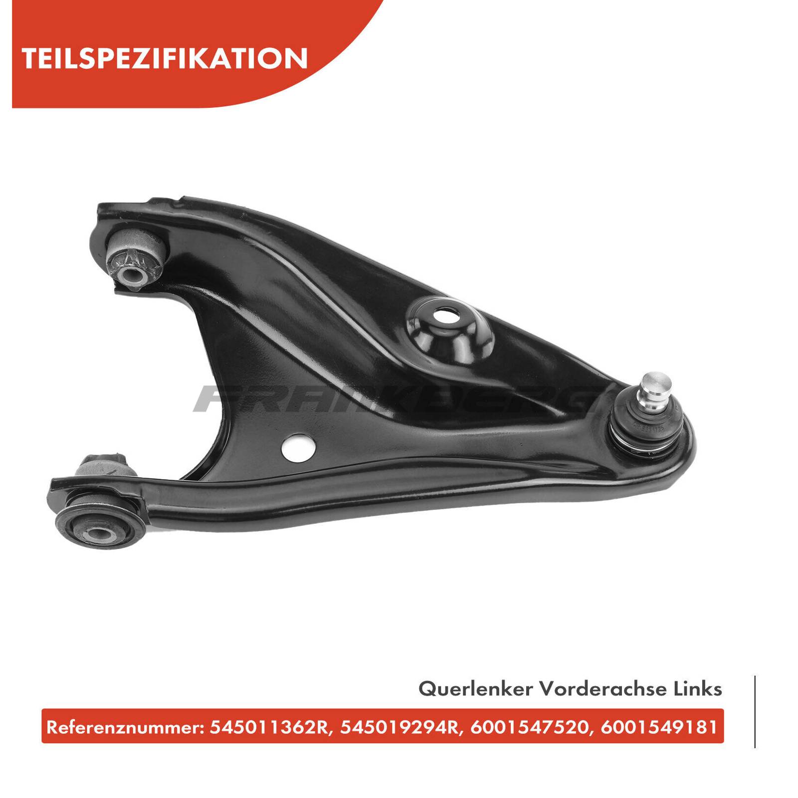Control/Trailing Arm, wheel suspension