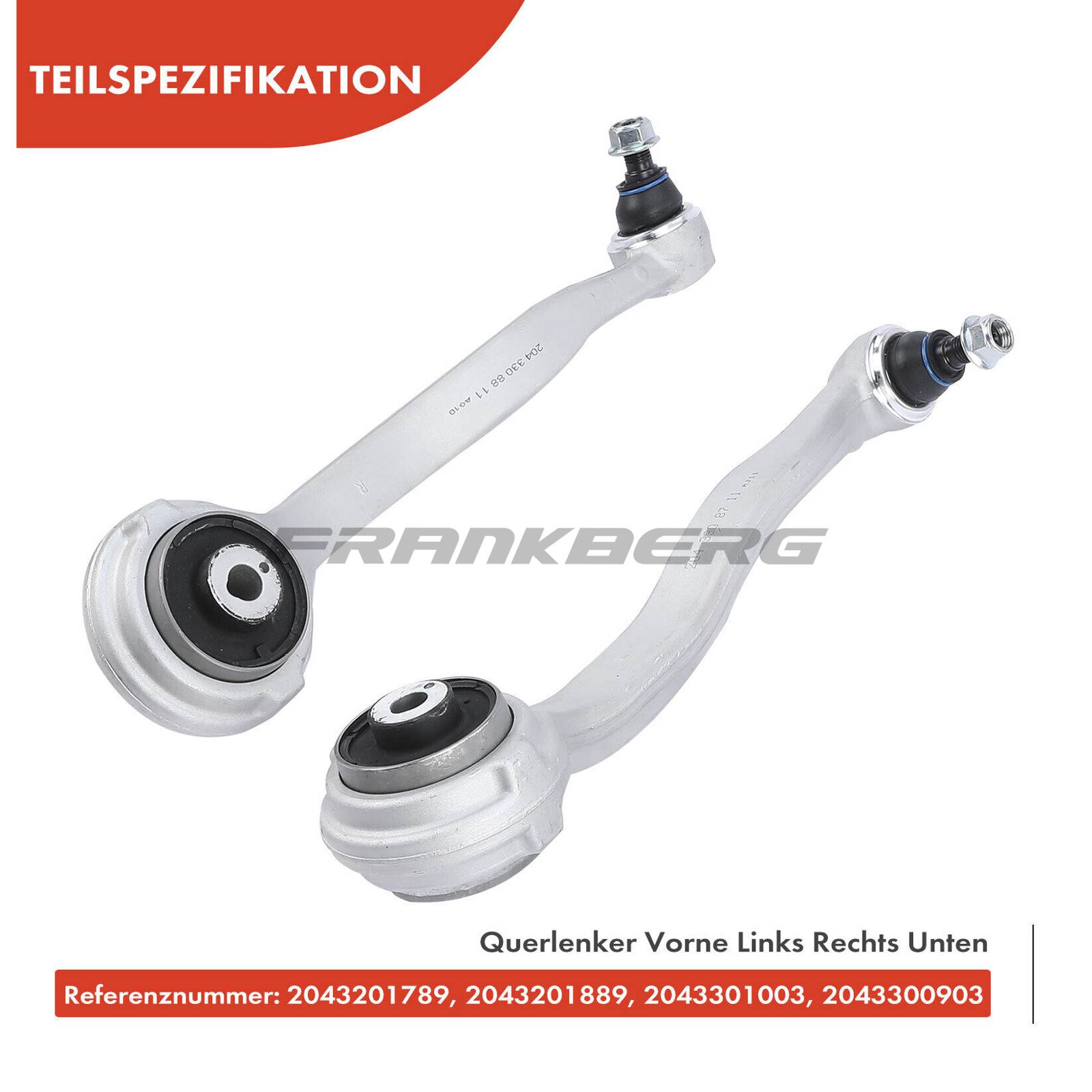 Control/Trailing Arm, wheel suspension
