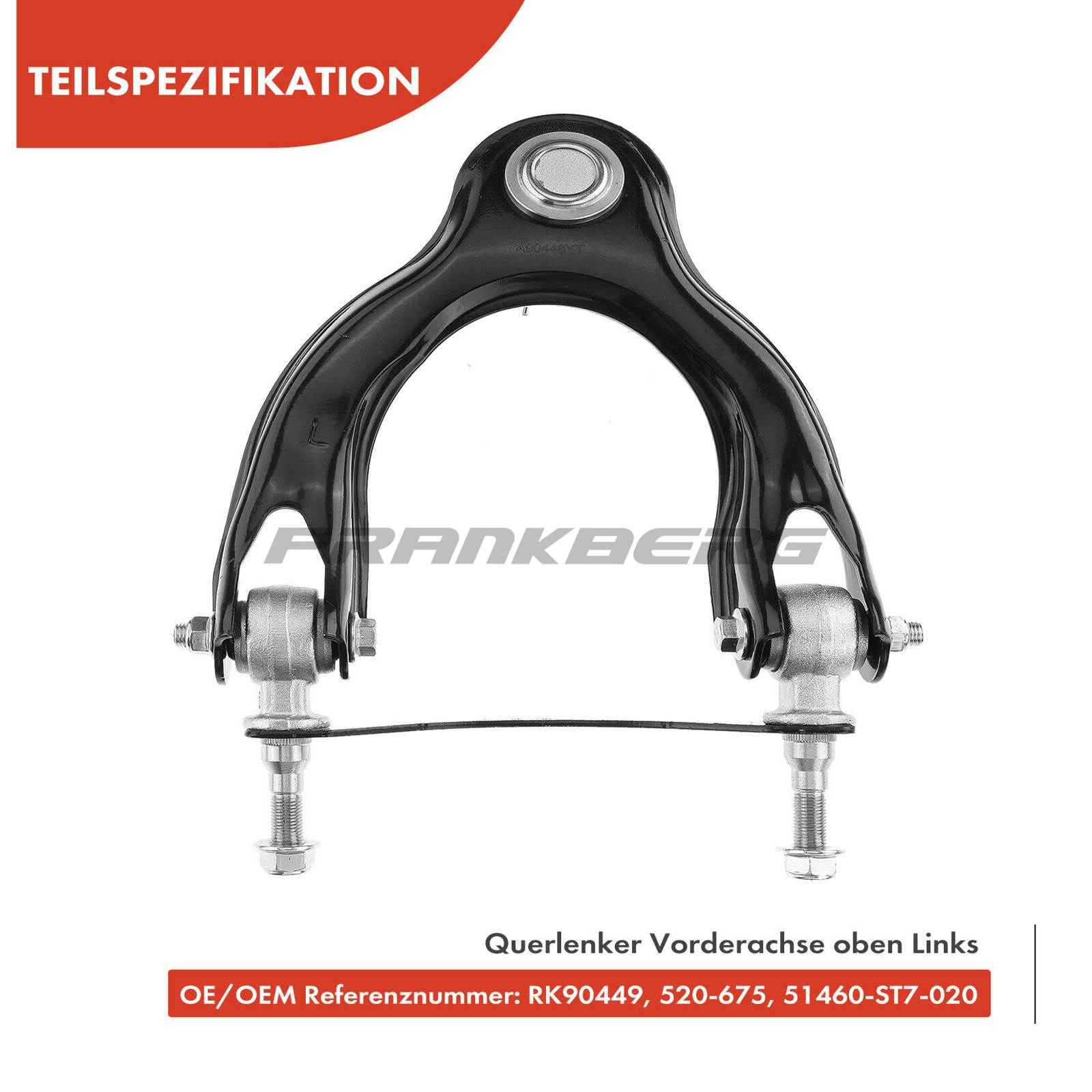 Control/Trailing Arm, wheel suspension