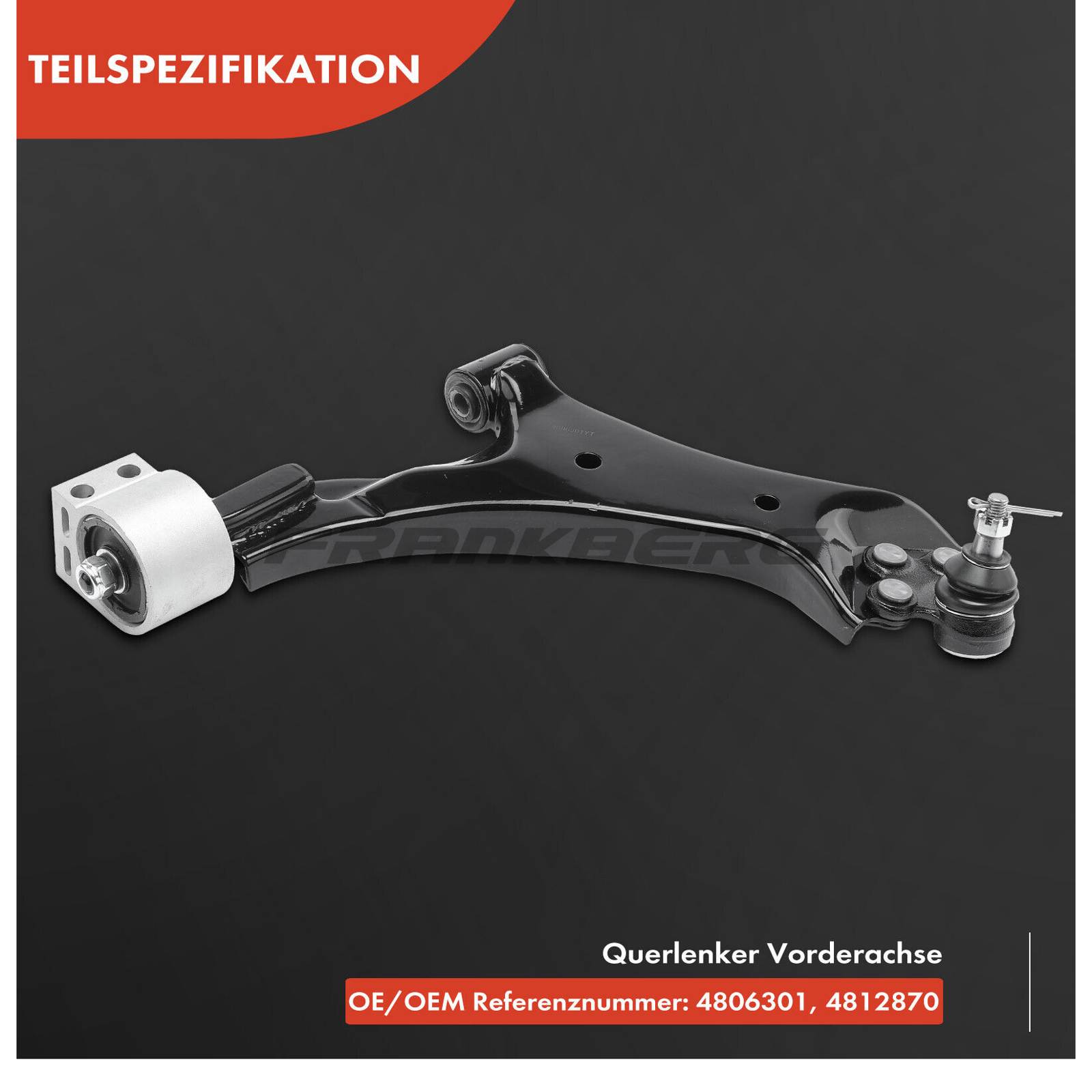 Control/Trailing Arm, wheel suspension