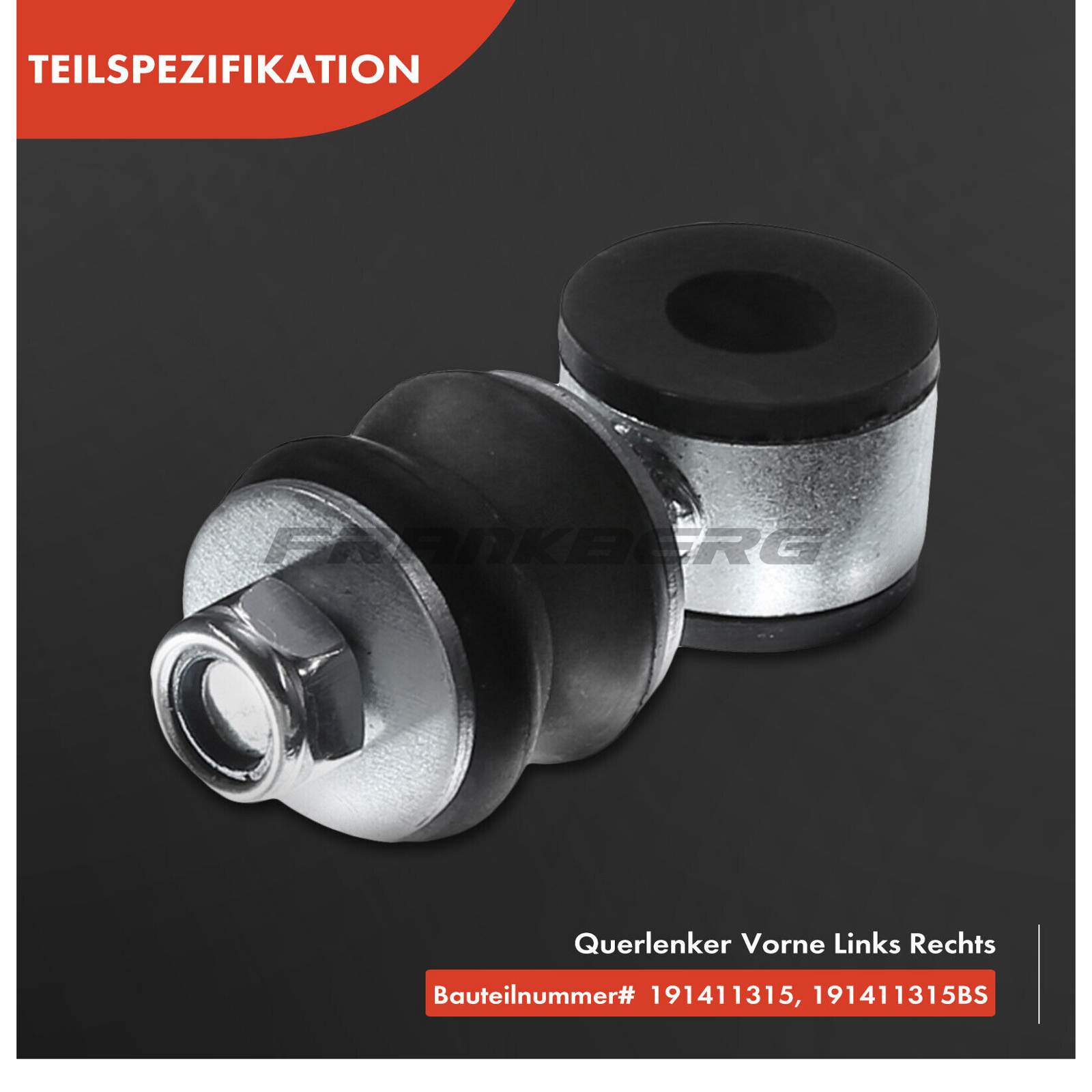 Bushing, stabiliser coupling rod