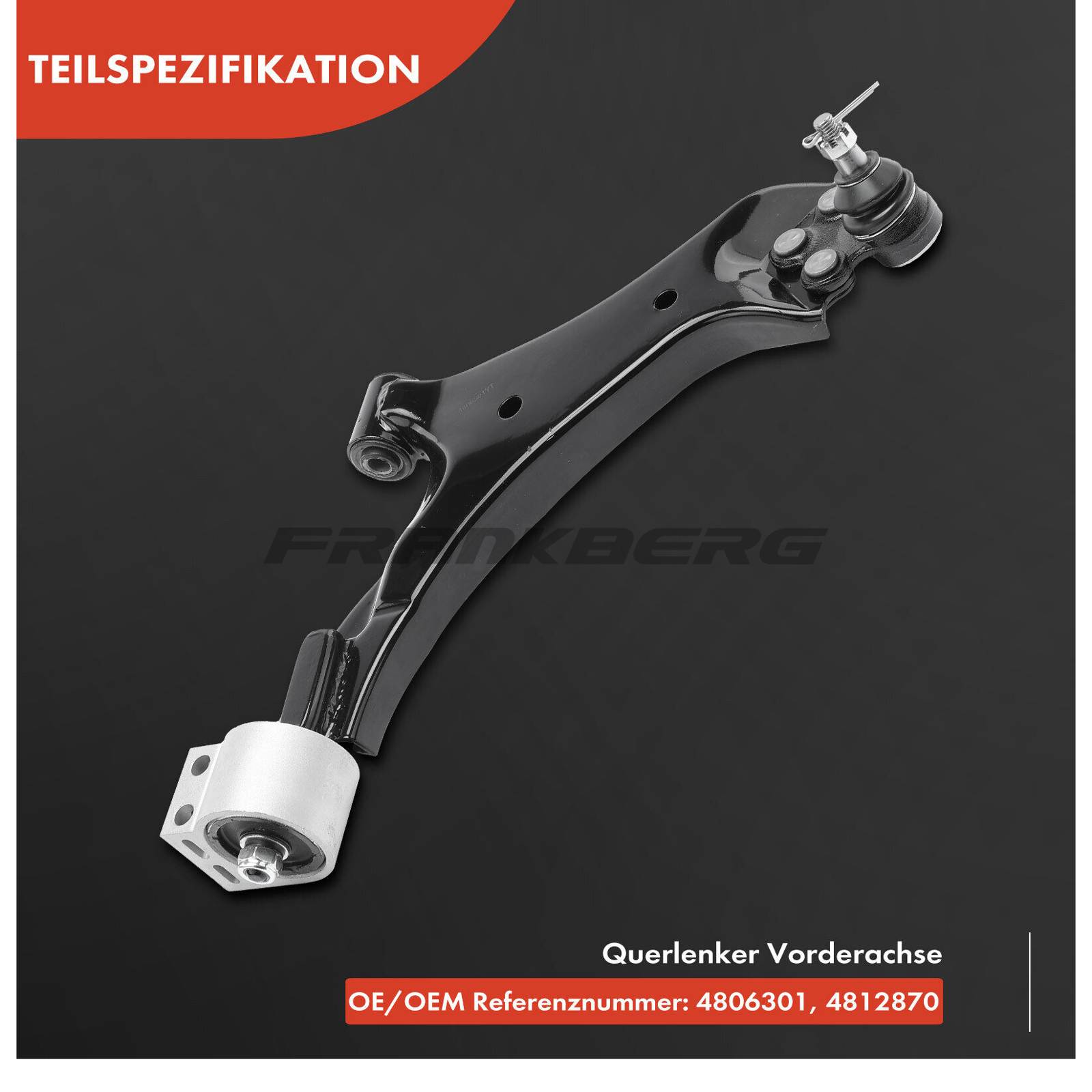 Control/Trailing Arm, wheel suspension