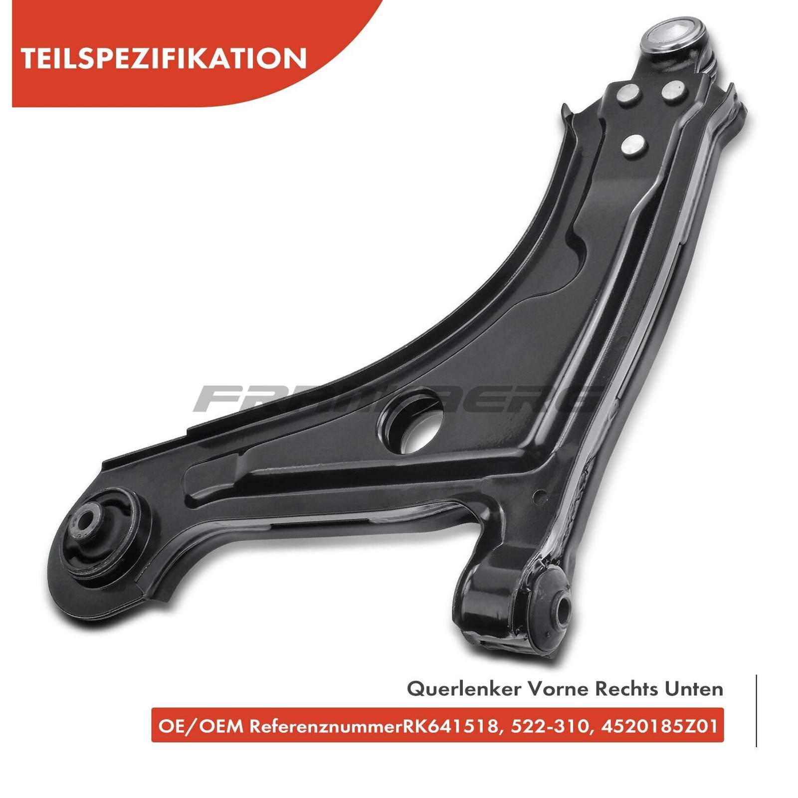 Control/Trailing Arm, wheel suspension