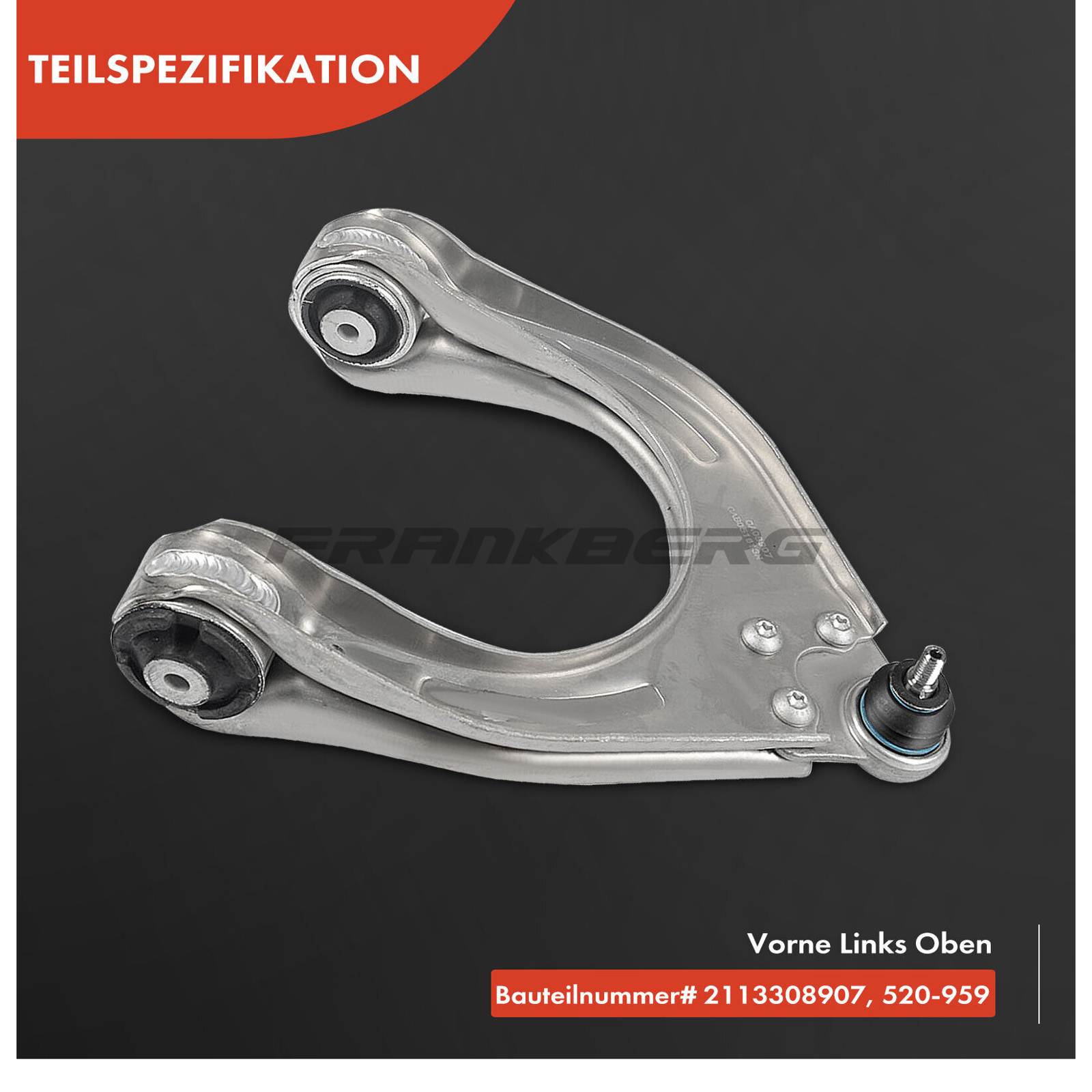 Control/Trailing Arm, wheel suspension