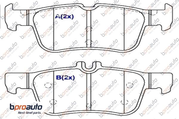 Brake Pad Set, disc brake (1BP31063AA)