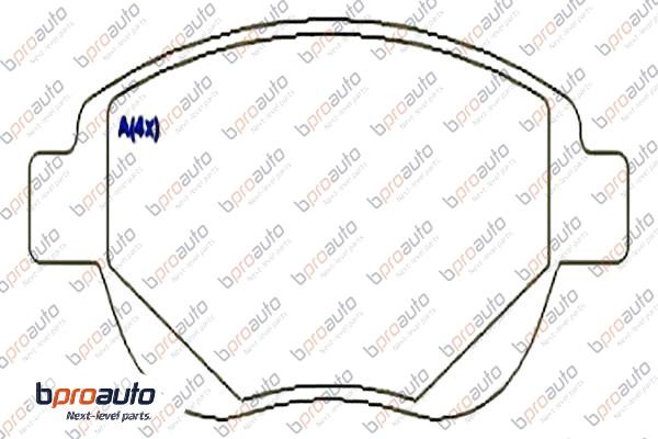 Brake Pad Set, disc brake (1BP31105AA)