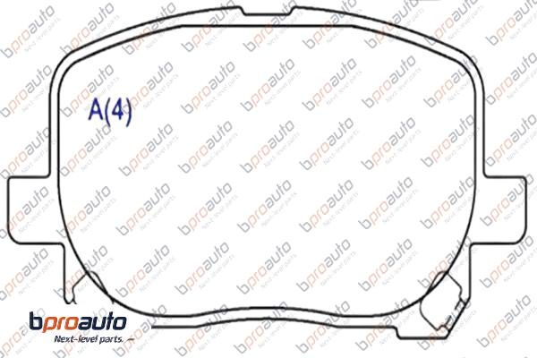 Brake Pad Set, disc brake (1BP30968AA)