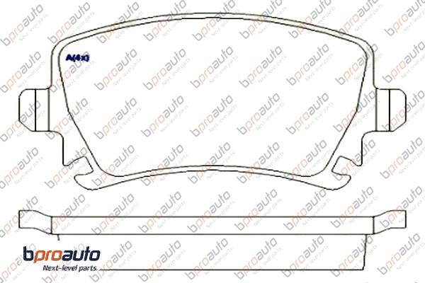 Brake Pad Set, disc brake (1BP30983AA)