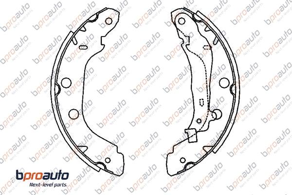 Brake Shoe Set (1BP31184AA)