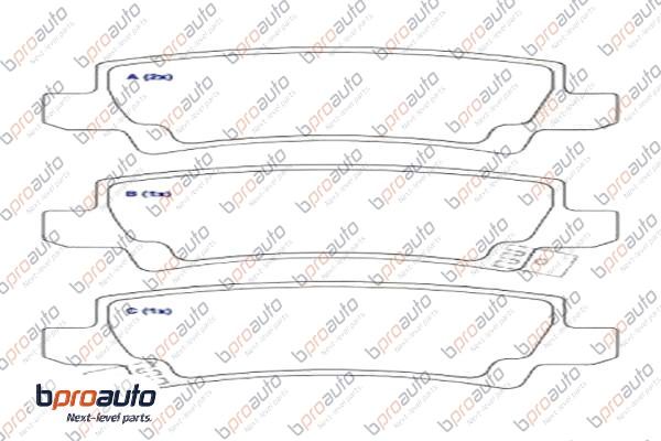 Brake Pad Set, disc brake (1BP30962AA)