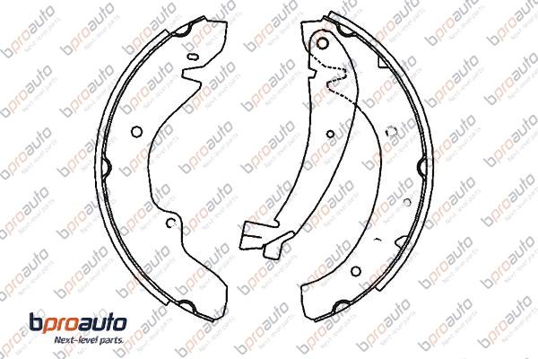 Brake Shoe Set (1BP31133AA)