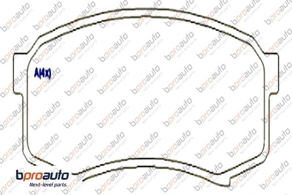 Brake Pad Set, disc brake (1BP30965AA)