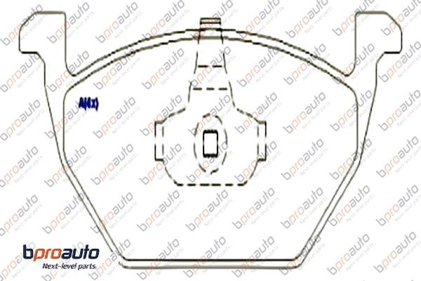 Brake Pad Set, disc brake (1BP30984AA)