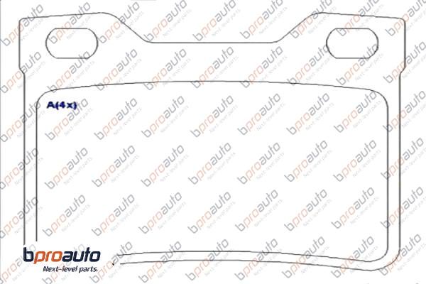 Brake Pad Set, disc brake (1BP30952AA)