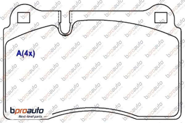 Brake Pad Set, disc brake (1BP31021AA)