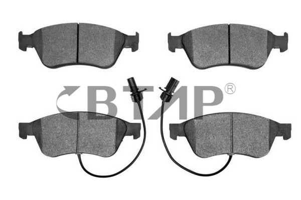 Brake Pad Set, disc brake (BVC206-029)