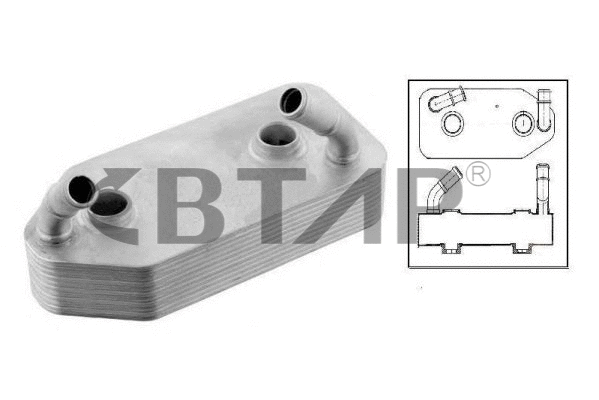 Oil Cooler, engine oil (BVE105-008)