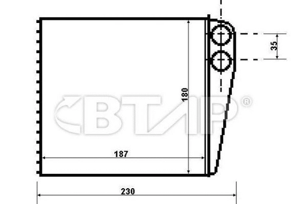 Heat Exchanger, interior heating (BVC814-284)