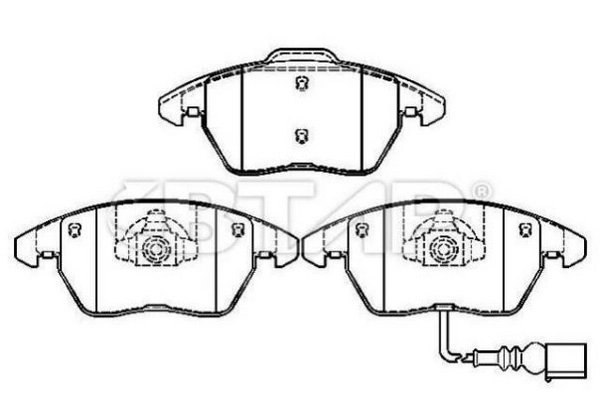 Brake Pad Set, disc brake (BVC206-025)