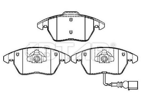 Brake Pad Set, disc brake (BVC206-015)