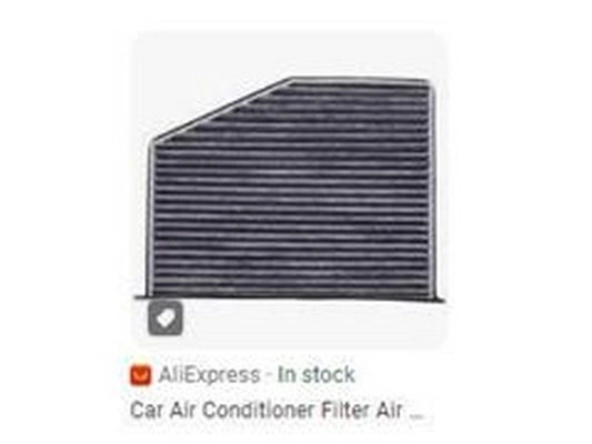 Filter, cabin air (1K0819644)