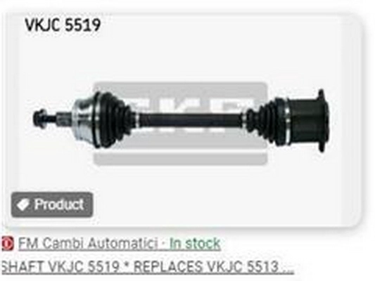 Drive Shaft (8E0407451RX)