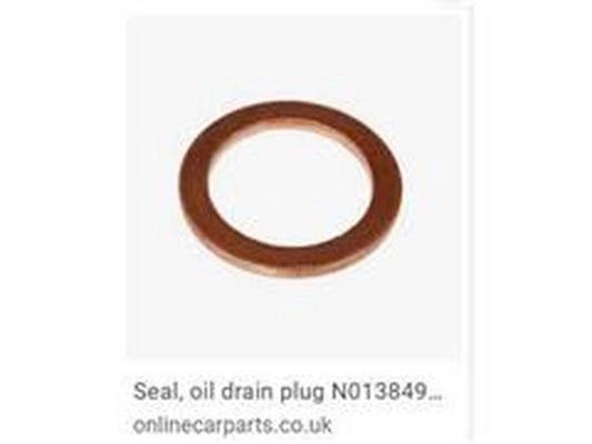 Seal Ring, oil drain plug (N0138492)
