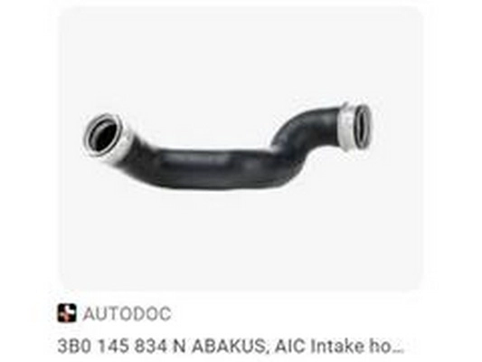Charge Air Hose (3B0 145 834 N)