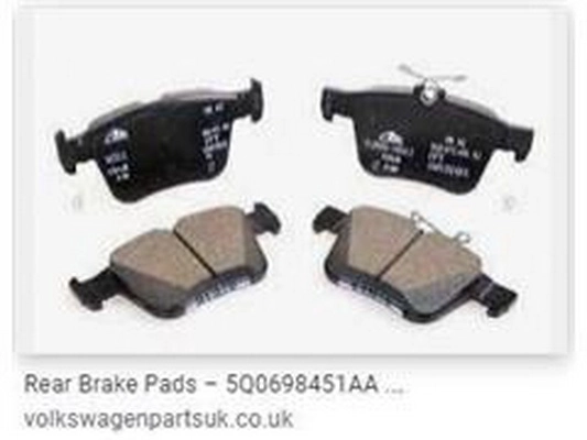 Brake Pad Set, disc brake (5Q0698451L)
