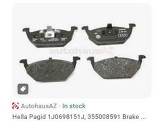 Brake Pad Set, disc brake (1J0698151J)