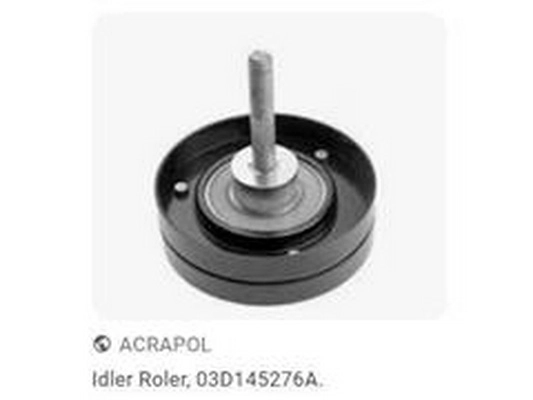 Deflection/Guide Pulley, V-ribbed belt (03D145276A)