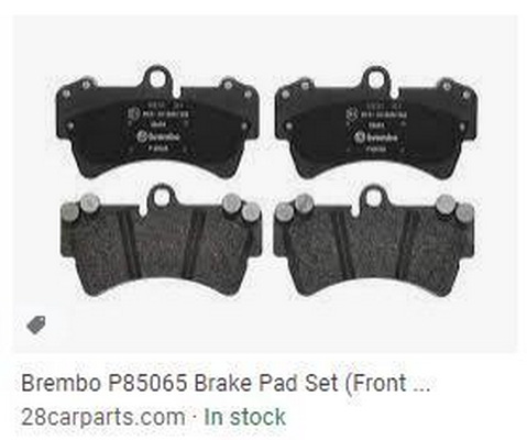 High Performance Brake Pad Set (7L0 698 151E)