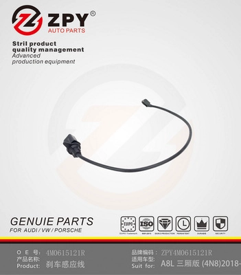 Warning Contact, brake pad wear (high performance brakes) (4M0 615 121R)